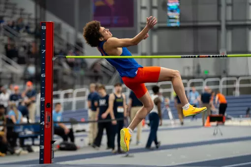 Aayden Simmons high jumping