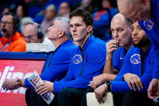 Boise State Men’s Basketball 2026 Game vs Wyoming at Extra Mile Arena. Photo by Kenna Harbison