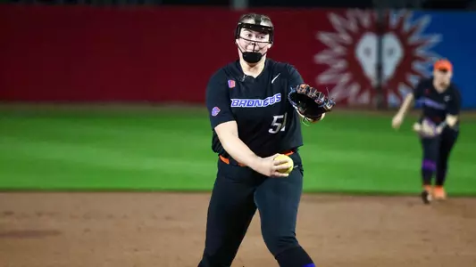 Julianne Rose delivers a pitch at Loyola Marymount, Feb. 5, 2026.