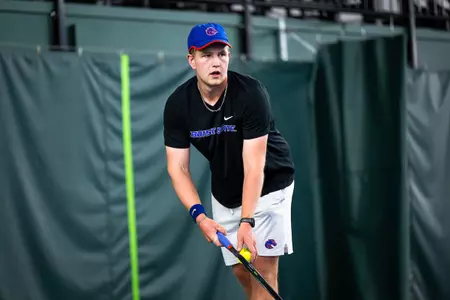Filip Soderqvist preparing to serve