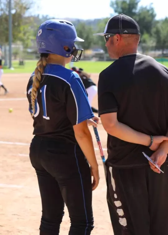 Mya Flindt talks with Brandan Everett.