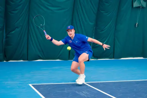 Filip Soderqvist rallying the ball.