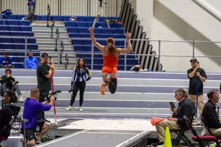 Emily Stefan long jumping