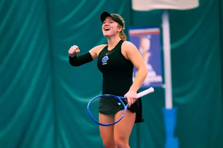 Paula Schaefer celebrating