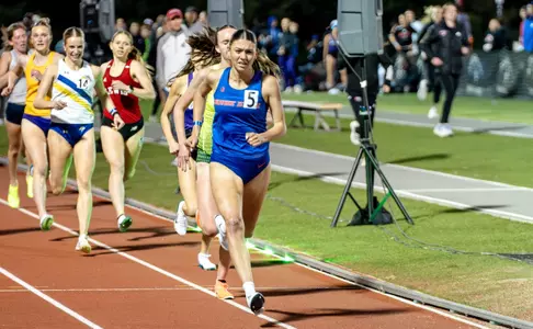 Isabella Frisone running at the Bryan Clay Invitational
