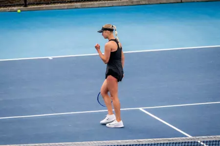 Zdena Safarova fist pumping