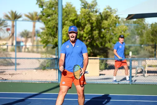 Carson Baker celebrating.