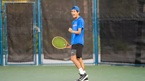 Taiyo Kurata celebrating