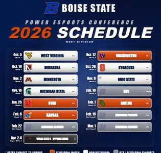 Boise State Esports Schedule