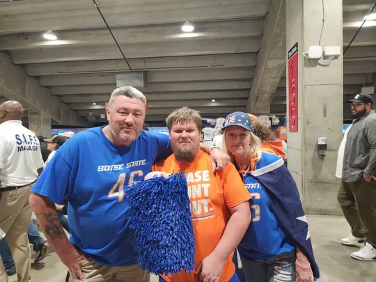 Richard and his parents