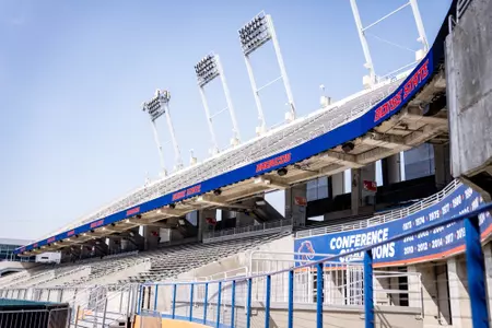 Boise State Athletics 2026 New Ribbon Boards at Albertsons Stadium. Photo by Kenna Harbison