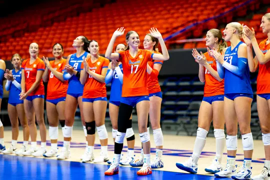 Volleyball Blue and Orange Scrimmage at Extramile. By Matt Cerio