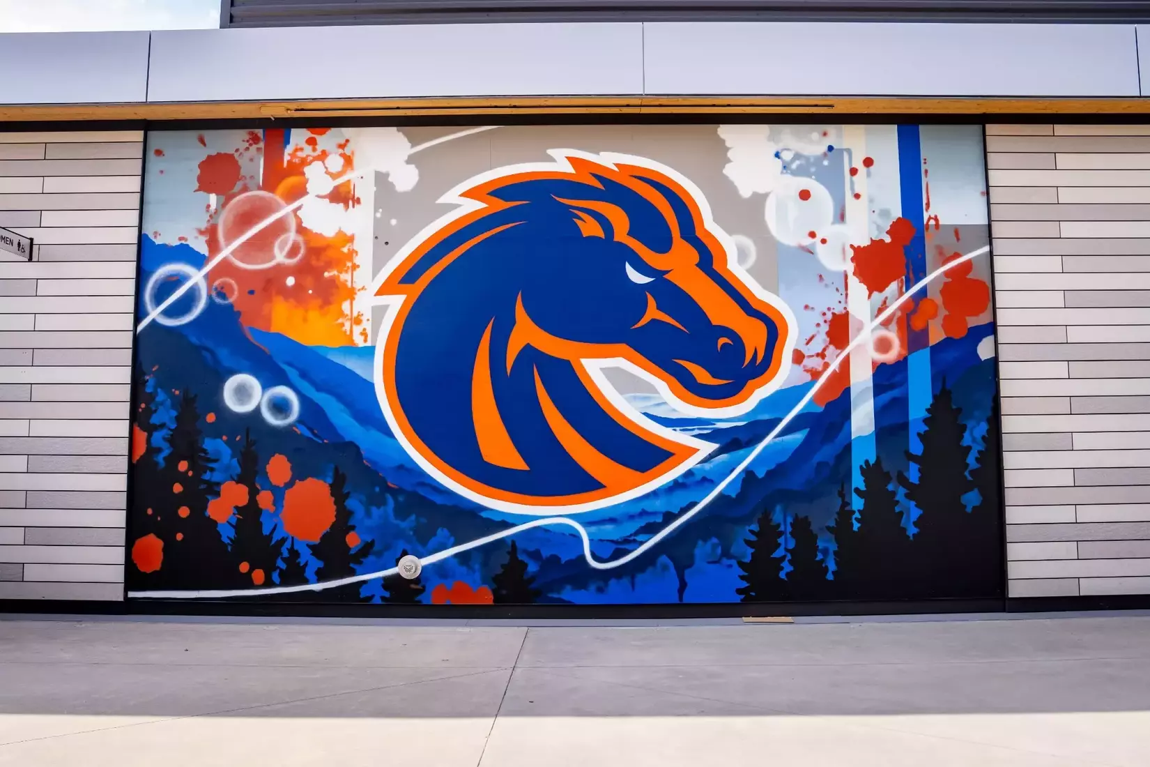 Boise State Athletics 2026 NEZ Murals. Photo by Kenna Harbison