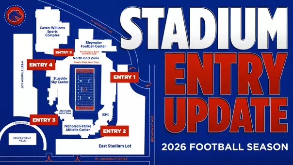 2026 Albertsons Stadium Entry Plazas