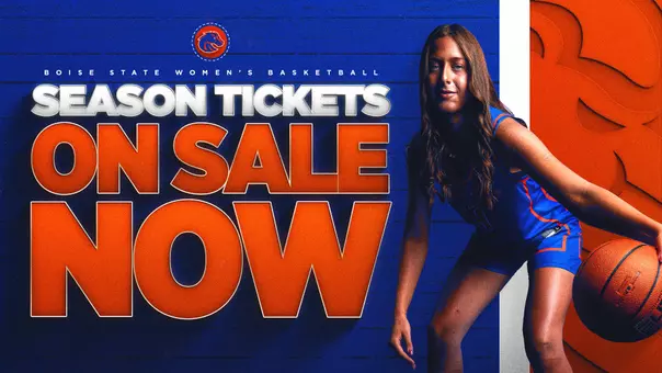 Season Tickets on Sale graphic featuring Libby Hutton