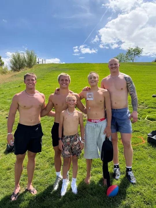 Roman Caywood and members of the Dunn and Whatcott family