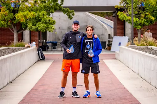 Julius Seifert and Izan Orgiles at Dar Walters Fall Classic