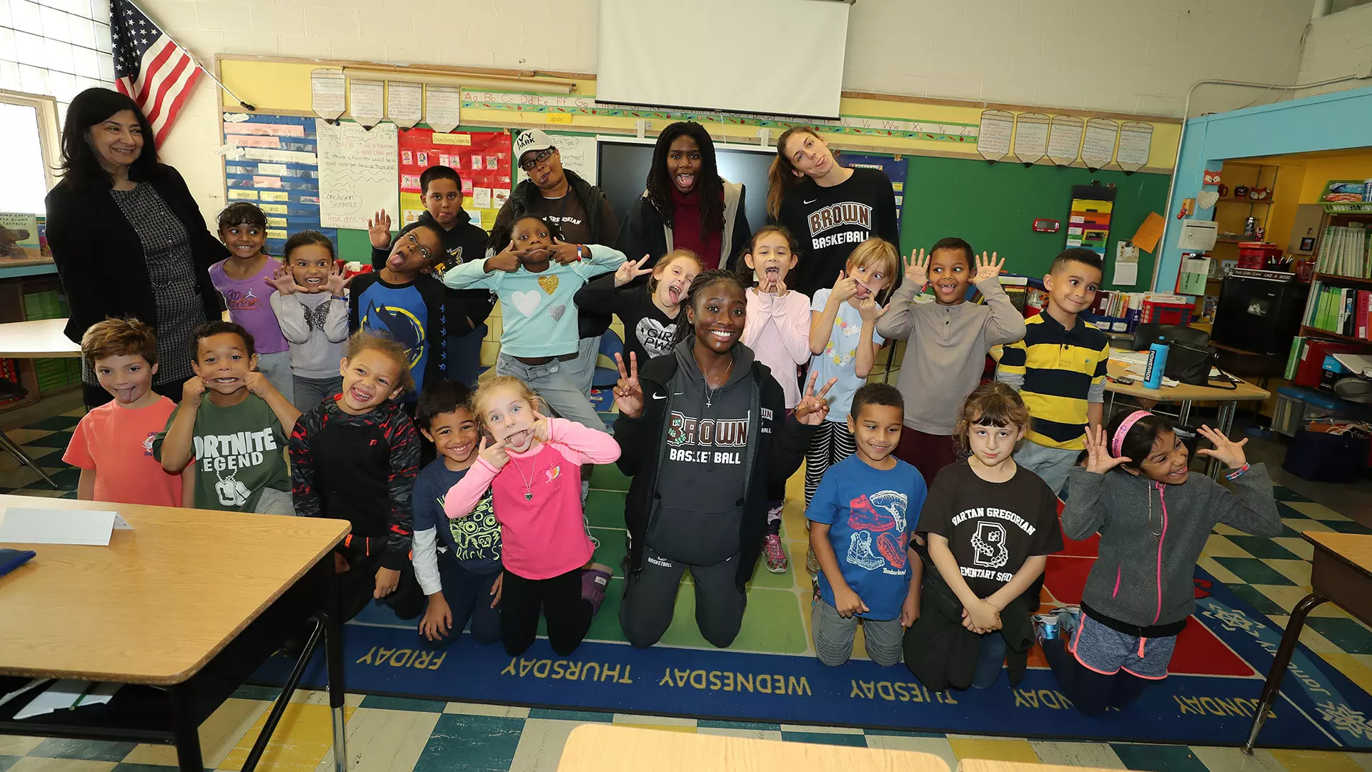 Women's basketball at the Bears' 29th annual Vartan Gregorian School Kickoff on October 17, 2019.