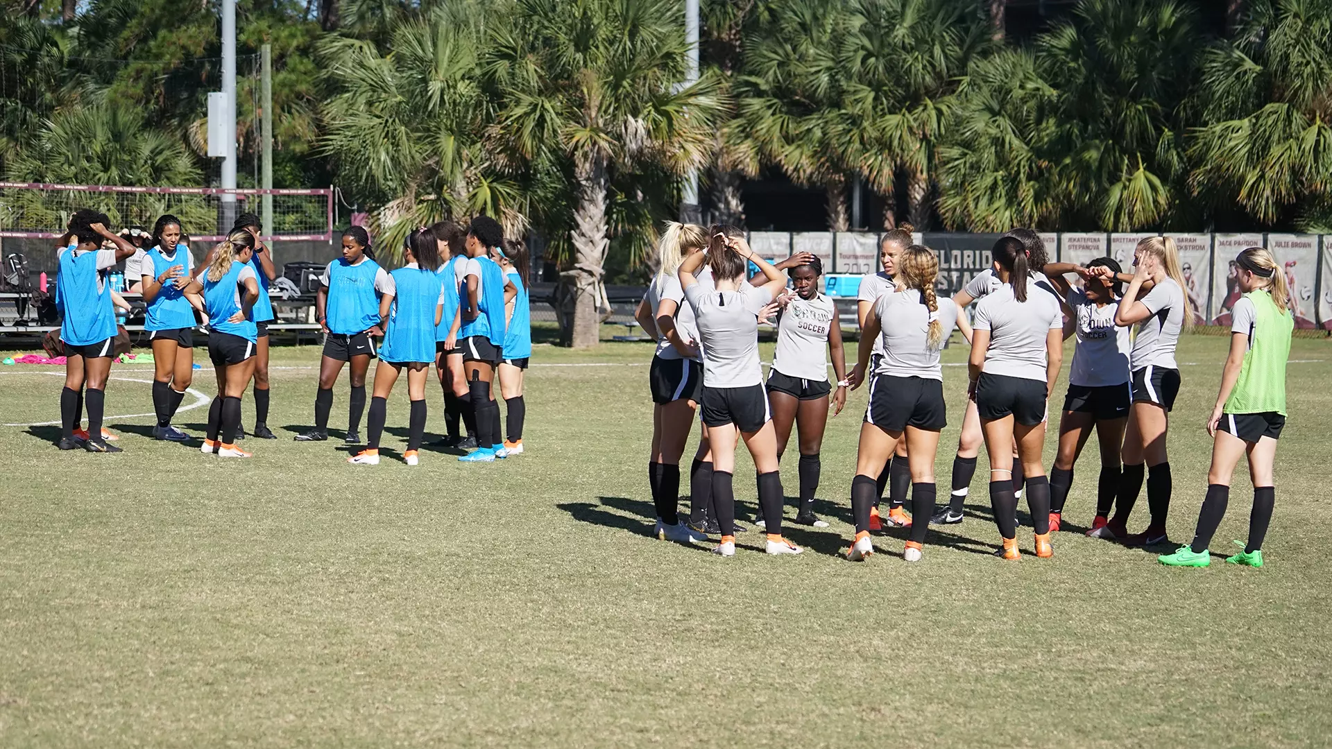 Women's soccer NCAA practice at Florida State (11/20/2019).