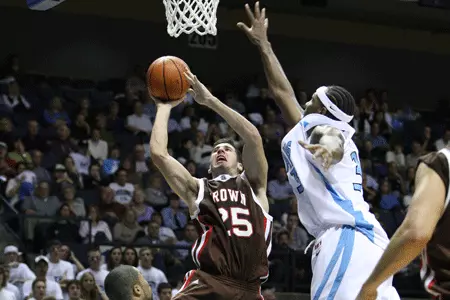Brown and Rhody Tangle At The Pizzitola Sports Center Image