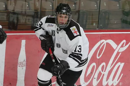Brown's 3-0 First Period Lead Holds as Men's Hockey Defeats Clarkson, 3-2 Image