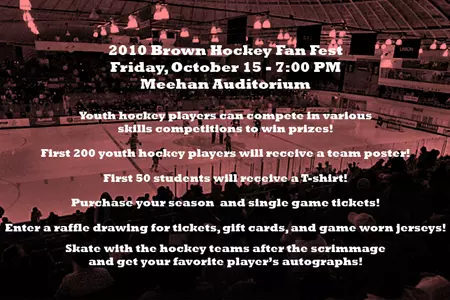 Hockey Fan Fest This Friday at Meehan Auditorium Image