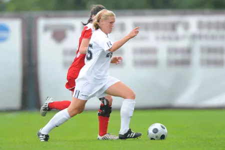 Second Half Spree Propels Women's Soccer Past Rhode Island, 3-0 Image