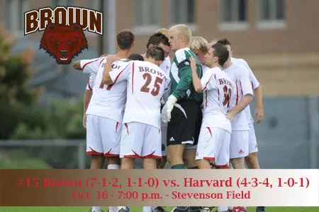 No. 15 Brown Hosts Harvard on Saturday Night Image