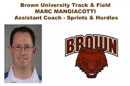 Marc Mangiacotti Completes Brown Track & Field Staff Image