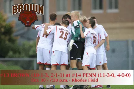 No. 13 Brown Takes on No. 14 Penn on Saturday Image