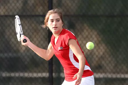 #62 Women's Tennis Earns 5-2 win over Buffalo Image