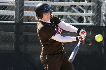 Brown Softball Splits with Columbia Image