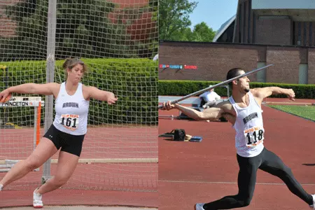 Danielle Grunloh & Craig Kinsley Named Northeast Region Field Athletes of the Year Image