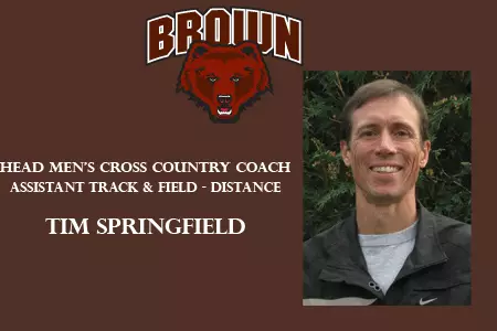 Tim Springfield Joins Brown Cross Country/Track & Field Staff Image