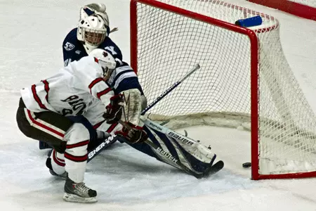 Zolnierczyk's Last-Minute Game-Winner Lifts Bears to 3-2 Win over #1 Yale, as Brown Stuns Bulldogs Image