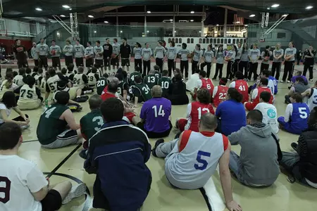 Brown Basketball and Special Olympics Image