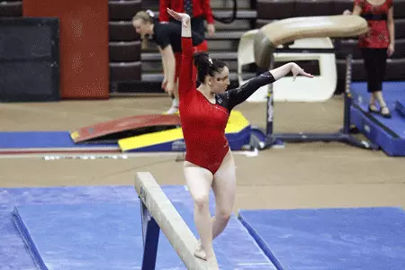 Gymnastics Falls Short at Arizona State Image