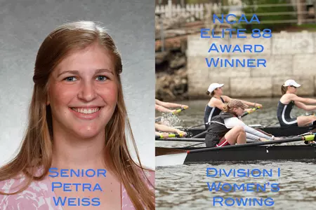 Weiss Wins Elite 88 Award for NCAA Division I Women's Rowing Championship Image