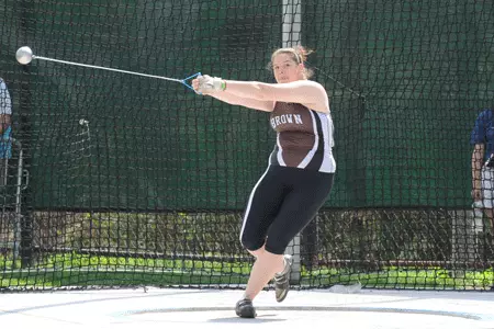 Women's Track & Field in First Place After Day One of Heptagonal Championships Image