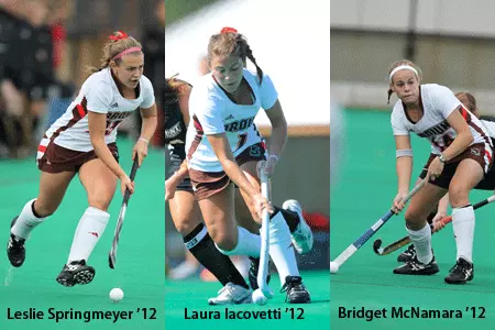Iacovetti, McNamara and Springmeyer Named 2011 Field Hockey Captains Image