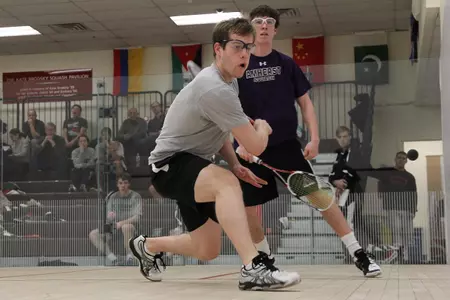 Men's Squash Sweeps Bowdoin and Colby Image