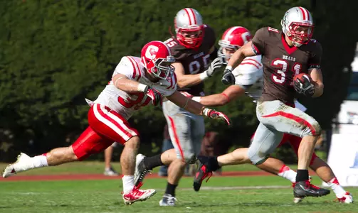 Reisner Rushes For 193 Yards To Lead Brown Over Cornell, 21-14 Image
