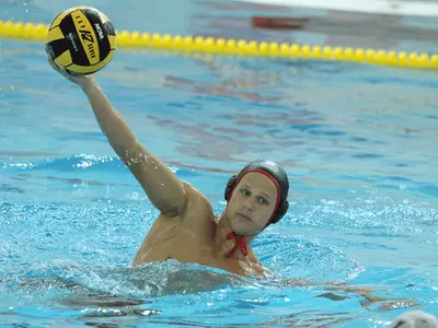 No. 14 Men's Water Polo Defeats Harvard, 16-11, in CWPA Eastern Championship Image
