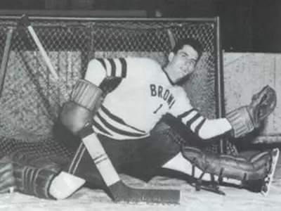 Former All-American Goalie Don Whiston '51 Inducted into Massachusetts Hockey Hall of Fame Image