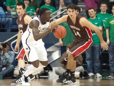 Brown Falls To #22 Notre Dame, 84-57 Image