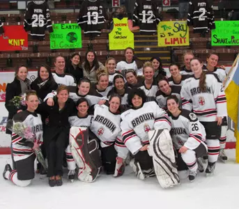 Brown Downs Colgate, 3-2, On Senior Day; Remains in the Hunt For ECAC Hockey Playoffs Image