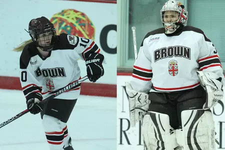Moore, Robson Earn ECAC Hockey Honors; Brown Wins Team Award Image
