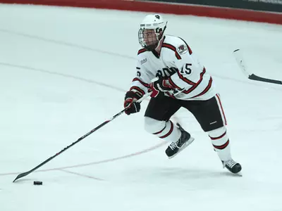 Men's Hockey Defeats Russian Red Stars, 7-1, in Exhibition Game Image