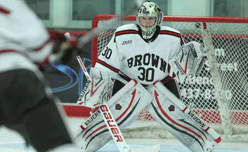 Borelli Earns First Career Shutout with 23 Saves in Bears' 3-0 win at Cornell Image