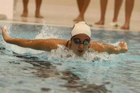 Women's Swimming and Diving Outlasts Maine, 198-97 Image